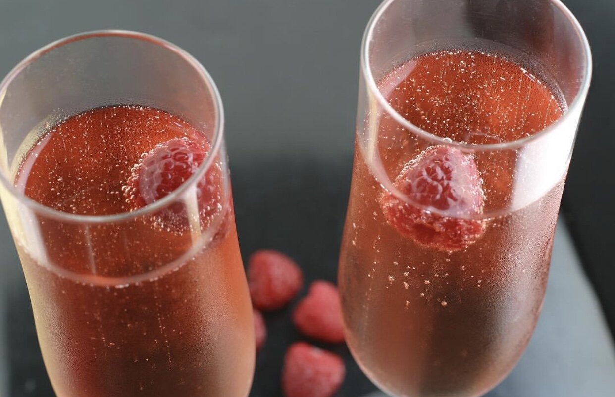 Alex's Raspberry Fizz For Valentine's Day