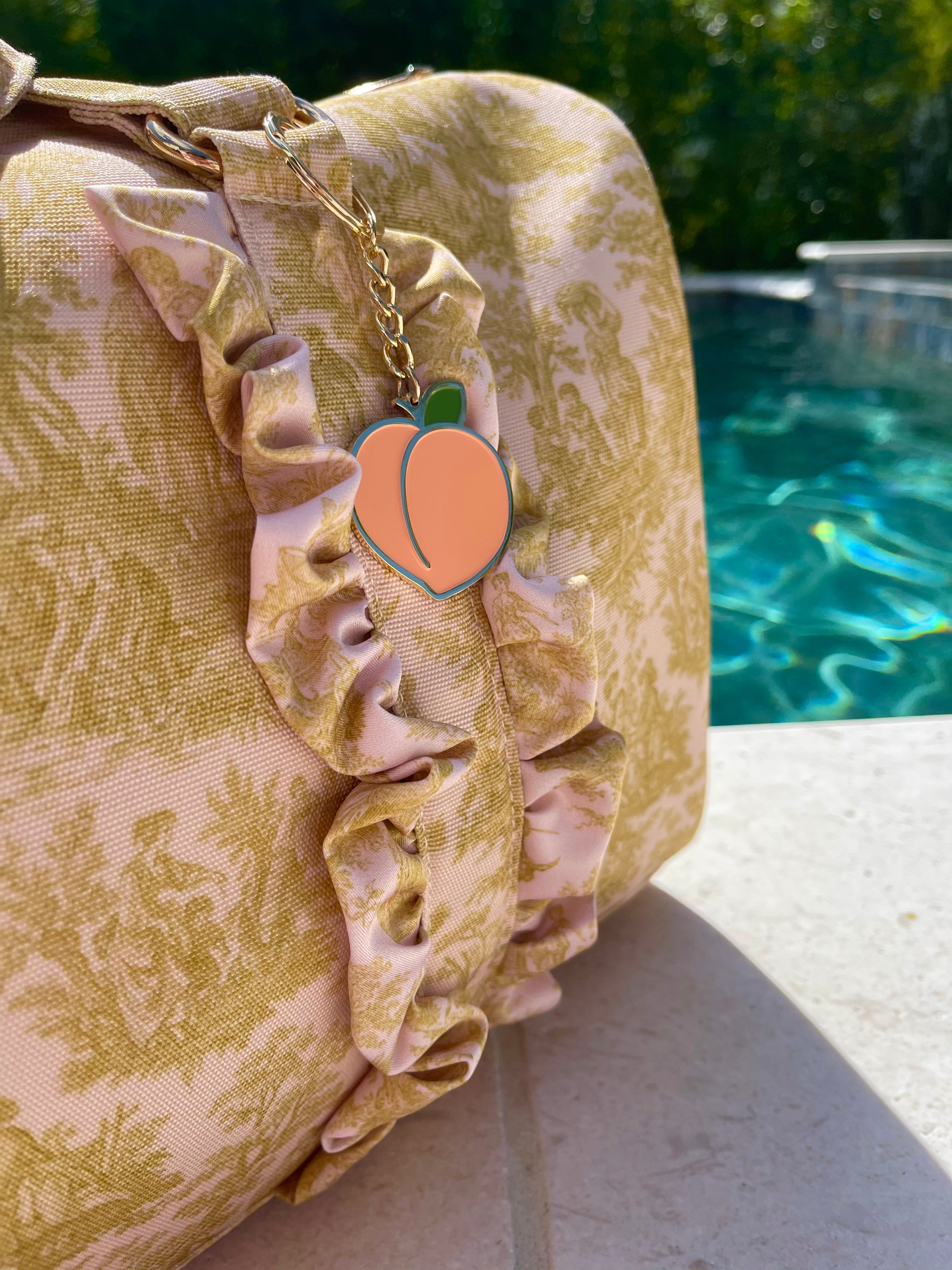 Olivia Toile Ruffled Duffle
